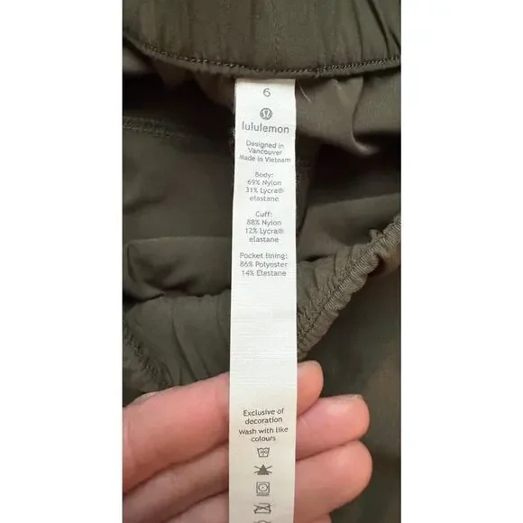 LULULEMON On The Fly Jogger Luxtreme Active Joggers W5CPJS Size 6 - Picture 5 of 7